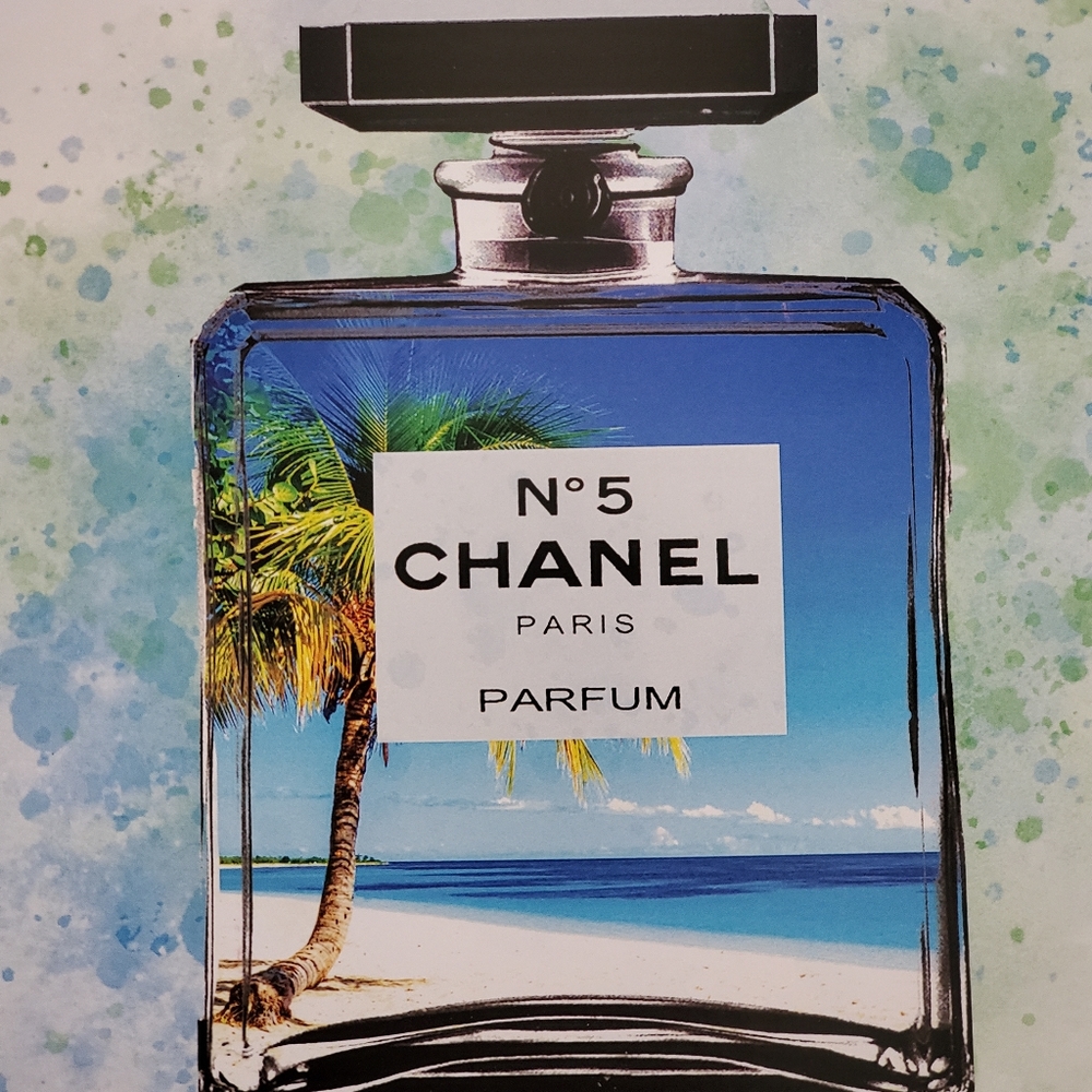 Authentic Fairchild Paris Chanel no.5 art 10x10 c1